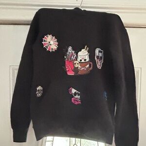Black Kids Sweatshirt with Fun Graphics